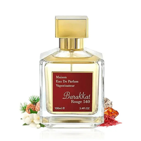 Nước Hoa Unisex Fragrance World Maison Eau De Parfum (EDP) Vaporisateur Barakkat Rouge 540 100ml
