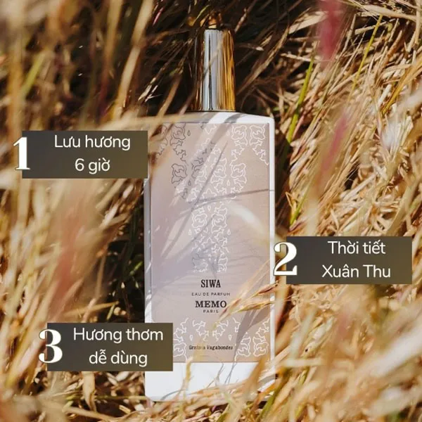 Nước Hoa Unisex Memo Paris Siwa EDP 75ml