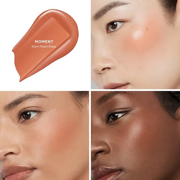 Phấn Má Hồng Dạng Kem Hourglass Unreal Liquid Blush Moment Màu Cam Đào