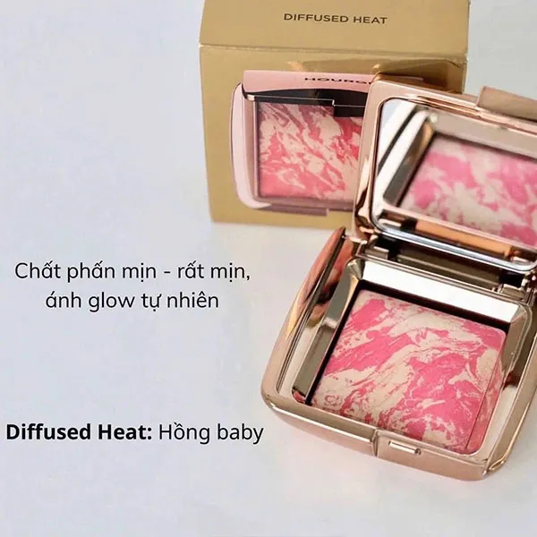 Phấn Má Hồng Hourglass Ambient Lighting Blush Diffused Heat 1.3g