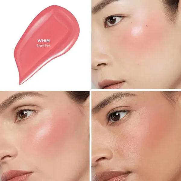Phấn Má Hồng Dạng Kem Hourglass Unreal Liquid Blush Whim Màu Hồng Baby