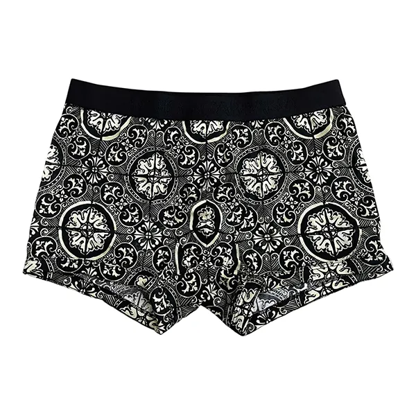 Quần Lót Nam Dolce & Gabbana D&G Thigh High Broccoli M3A03J HS7BF Màu Đen Trắng Size 3
