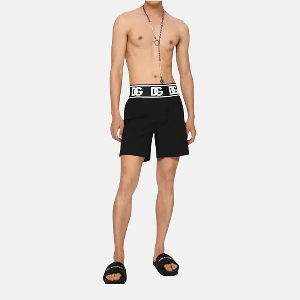 Quần Short Nam Dolce & Gabbana D&G M4E29J OUAIG N0000 Màu Đen Size 3