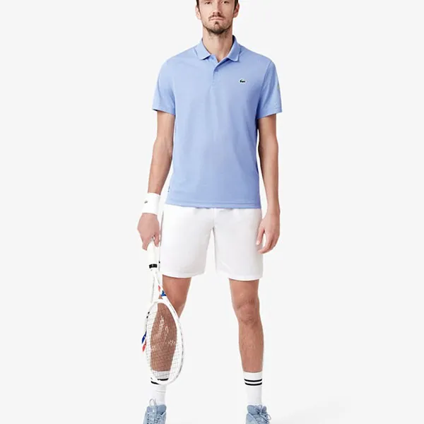 Quần Short Nam Lacoste Sport Ultra Dry Stretch Tennis GH9961 - 001 White Màu Trắng Size 3