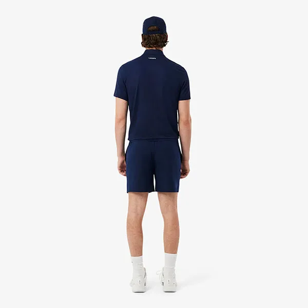 Quần Short Nam Lacoste Sport Ultra Dry Stretch Tennis GH9961 - 166 Màu Xanh Navy Size 3