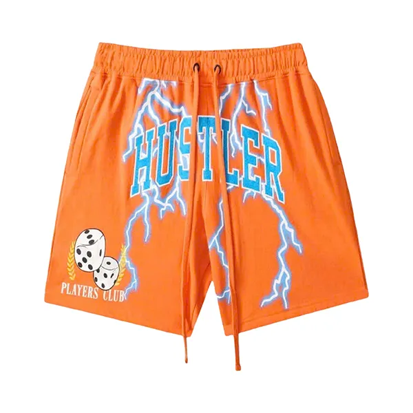 Quần Short Nam Reason Salmon Hoạ Tiết RSPI83 Màu Cam Size S