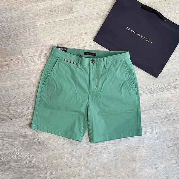 Quần Short Nam Tommy Hilfiger 04544 - L3J Màu Xanh Lá Size 29