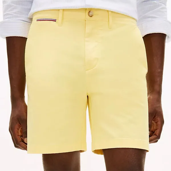 Quần Short Nam Tommy Hilfiger Men's 7-Inch Regular Fit Comfort Shorts 04544 - ZF0 Màu Vàng Chanh Size 32