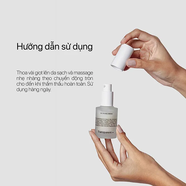 Serum Kiềm Dầu Transparent Lab Oil Patrol Serum 30ml