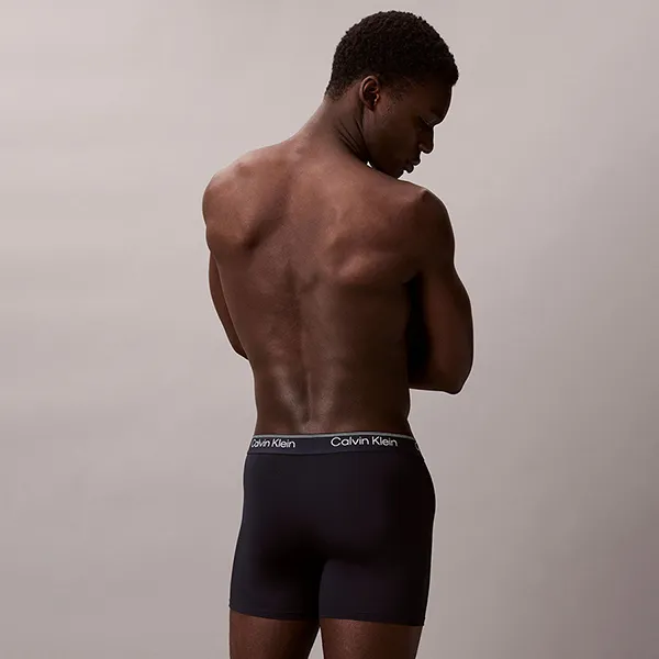 Set 3 Quần Lót Nam Calvin Klein CK Boxer Briefs 3-Pack NB4410 - 310 Phối Màu Size S