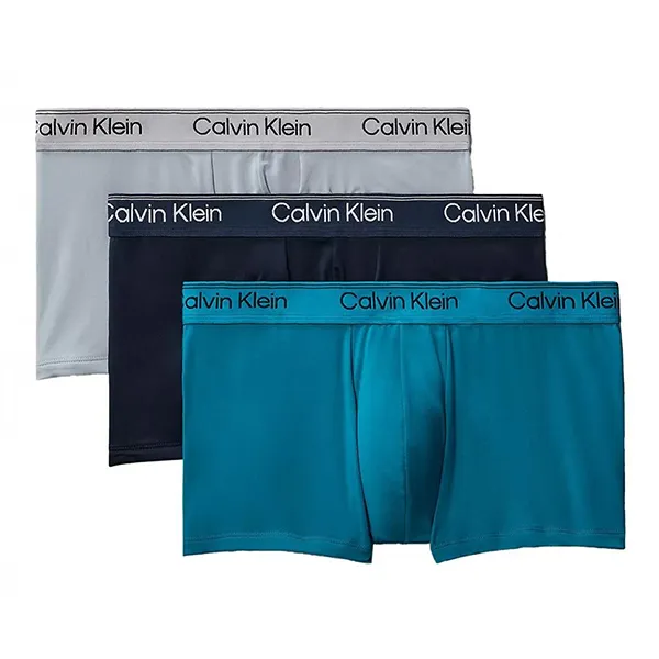 Set 3 Quần Lót Nam Calvin Klein CK Micro Stretch Low-Rise Boxer Briefs 3-Pack NB4409 - 310 Phối Màu Size S
