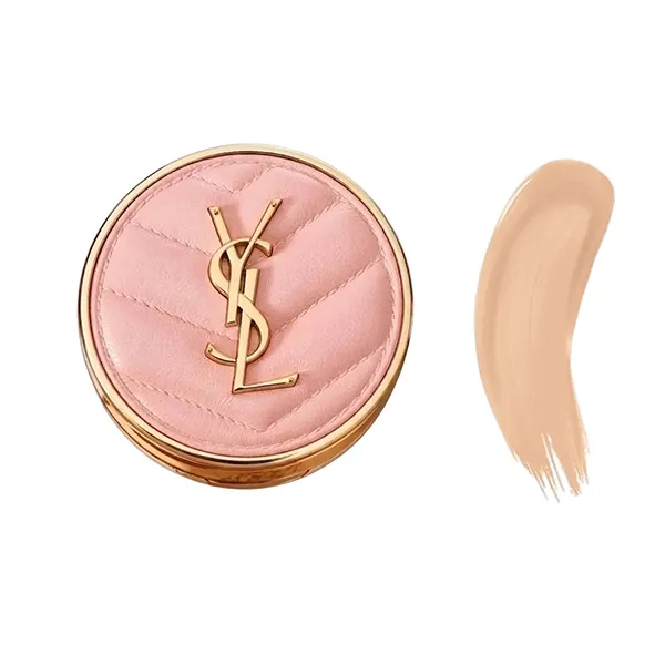 Set Cushion Yves Saint Laurent YSL Tone B10 Mini 5g + Son Loveshine Candy Glow Lip 44b + Túi Giấy