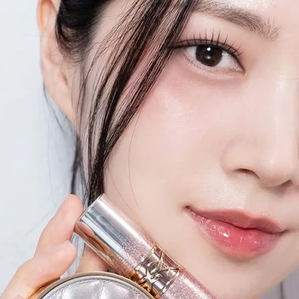 Set Cushion Yves Saint Laurent YSL Tone B10 Mini 5g + Son Loveshine Candy Glow Lip 44b + Túi Giấy