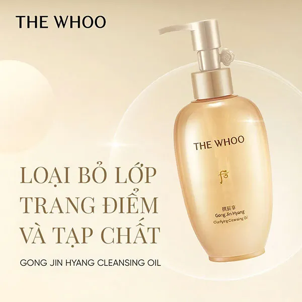 Set Làm Sạch Da Whoo Gongjinhyang Clarifying Cleansing Duo Kit (2 Món)