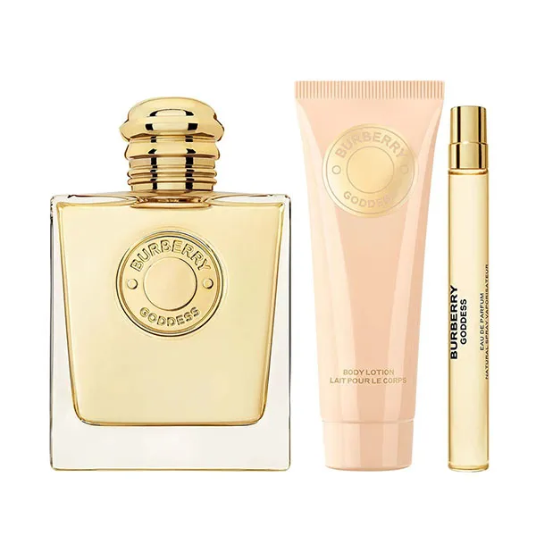 Set Nước Hoa Nữ Burberry Goddess Eau de Parfum Gift Set 3 Món (EDP 100ml + 10ml + Body Lotion 75ml)