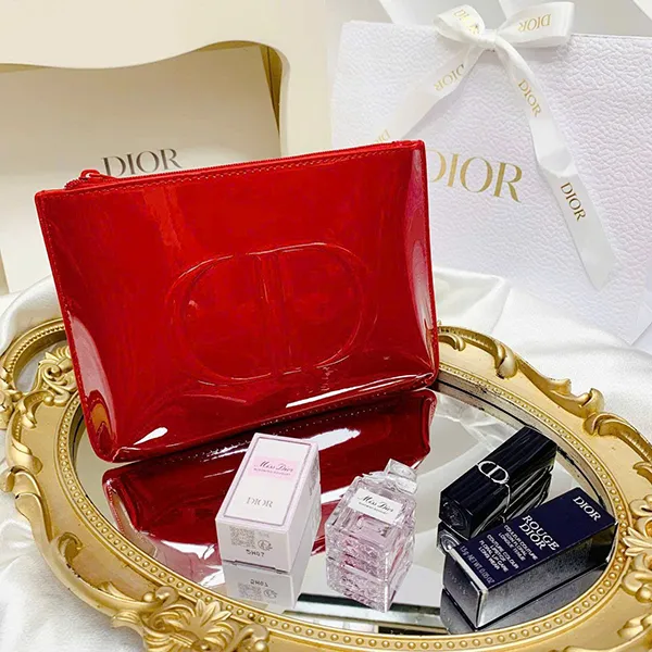 Set Nước Hoa Nữ Dior Miss Dior Blooming Bouquet Limited Edition Gift Set 3 Món (Dior Satin 777 Mini + EDT 5ml + Túi )