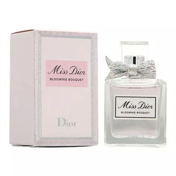 Set Nước Hoa Nữ Dior Miss Dior Blooming Bouquet Limited Edition Gift Set 3 Món (Dior Satin 777 Mini + EDT 5ml + Túi )