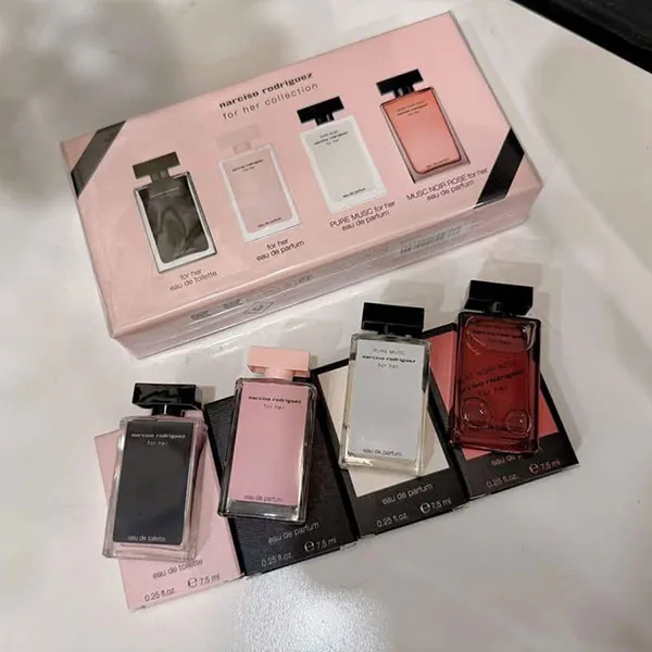 Set Nước Hoa Nữ Narciso Rodriguez For Her Mini (4 x 7.5ml)