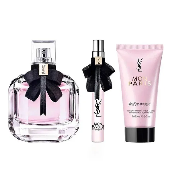 Set Nước Hoa Nữ Yves Saint Laurent YSL Mon Paris EDP Gift Set 3 Món
