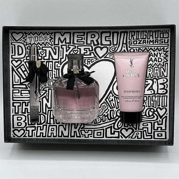 Set Nước Hoa Nữ Yves Saint Laurent YSL Mon Paris EDP Gift Set 3 Món