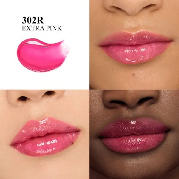 Set Son Dưỡng + Gương Valentino Spike Disco Lip Balm 302R Extra Pink Màu Hồng Tươi