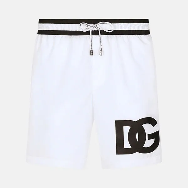 Quần Short Nam Dolce & Gabbana D&G M4C22T FUSFW Màu Trắng Size 3