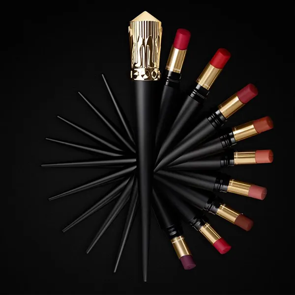 Son Christian Louboutin Rouge Stiletto Lumi Matte 128L Red Queendom Màu Đỏ Burgundy