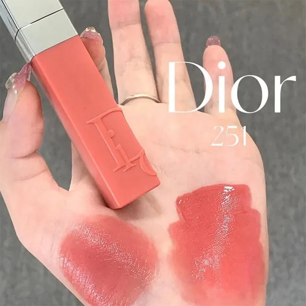 Son Dưỡng Dior Addict Lip Tint 251 Natural Peach Màu Cam Đào 5ml