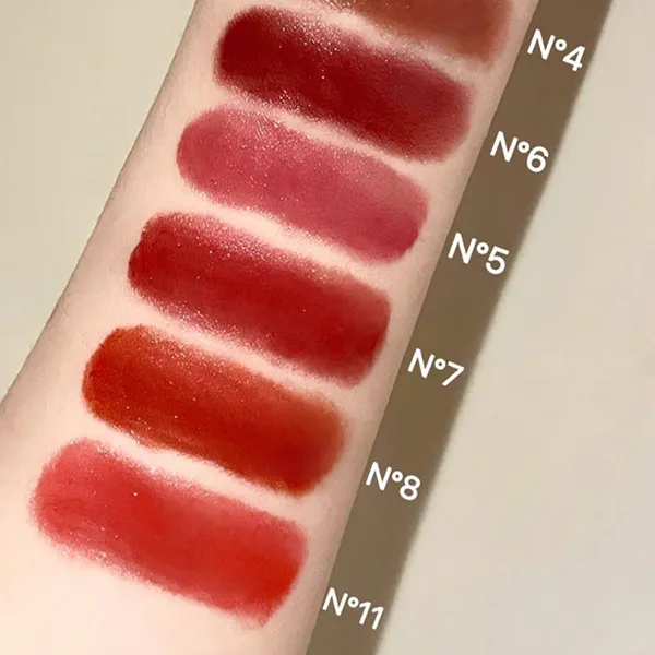 Son Dưỡng Yves Saint Laurent YSL Lip Rouge Volupte Candy Glaze 11 Red Thrill Màu Đỏ Cam