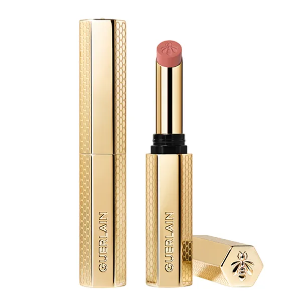 Son Lì Guerlain Kisskiss Honey Infused Intense Lipstick 196 Daisy Rose Màu Hồng Nude