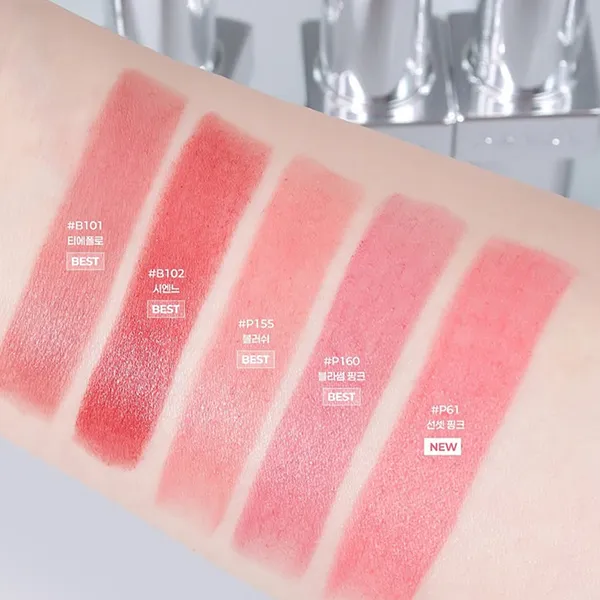 Son Lì Prada Monochrome Soft Matte Màu P161 Sunset Pink Hồng San Hô