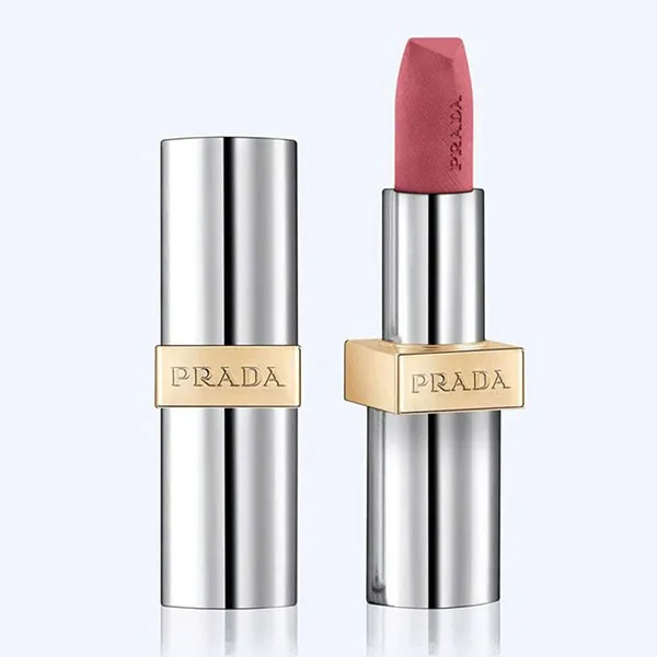 Son Lì Prada Monochrome Hyper Matte Lipstick P61 Laque Pink Màu Hồng Đỏ