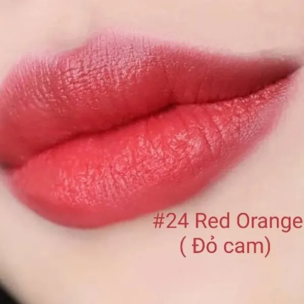 Son Whoo Gongjinhyang Mi Velvet Lip Rouge 24 Red Orange Lipstick Màu Đỏ Cam