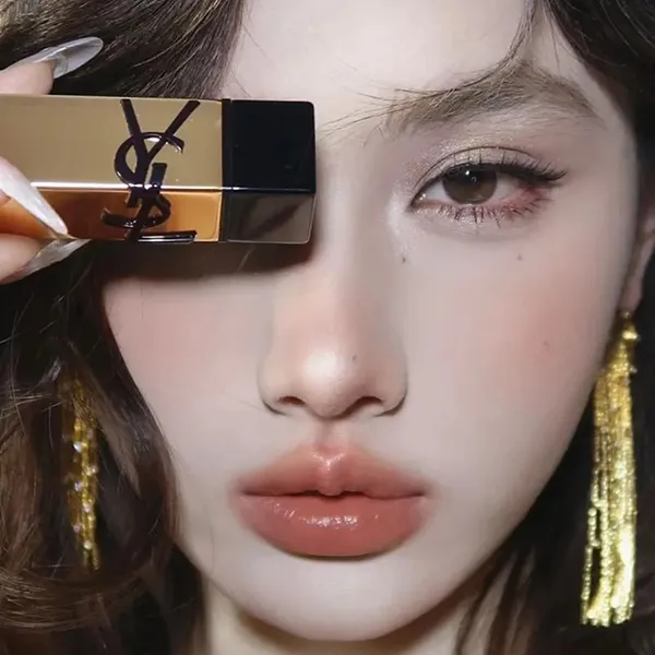 Son YSL Yves Saint Laurent Rouge Pur Couture Lipstick NM Nu Muse Màu Cam Đất