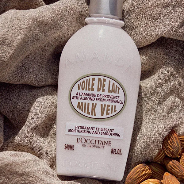 Sữa Dưỡng Thể Hạnh Nhân Dưỡng Ẩm L'Occitane Milk Veil Moisturizing And Smoothing 240ml