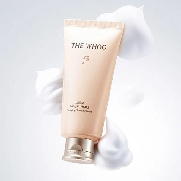 Sữa Rửa Mặt Dưỡng Ẩm Whoo GJH Clarifying Cleansing Foam 180ml