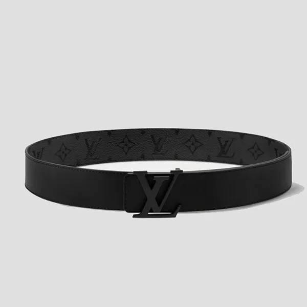 Thắt Lưng Nam Louis Vuitton LV Initiales Midnight 40mm M4391T Màu Đen Xám Size 90