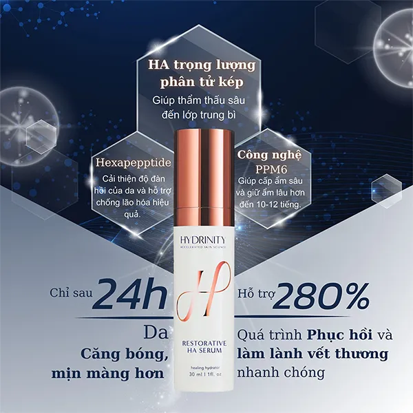 Tinh Chất Cấp Ẩm Và Làm Dịu Da Hydrinity Restorative HA Serum 30ml