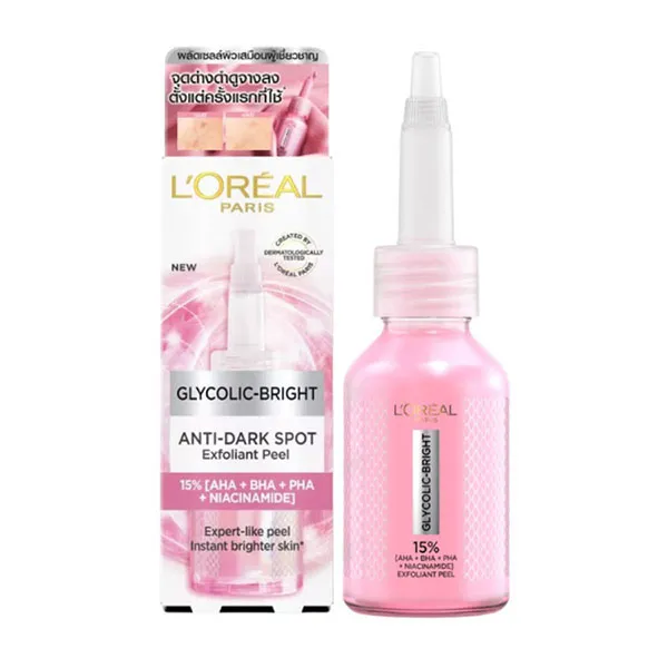 Tinh Chất Peel Da L'Oreal Paris Glycolic Bright Anti Dark Spot Exfoliant Peel 25ml
