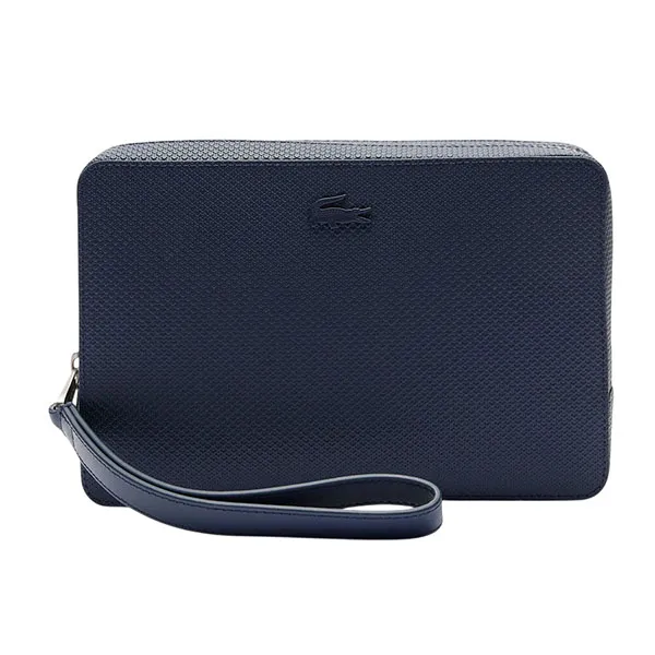 Túi Cầm Tay Nam Lacoste Men's Chantaco Piqué Bag NH2922 - 021 Màu Xanh Navy