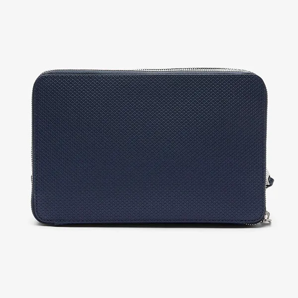 Túi Cầm Tay Nam Lacoste Men's Chantaco Piqué Bag NH2922 - 021 Màu Xanh Navy