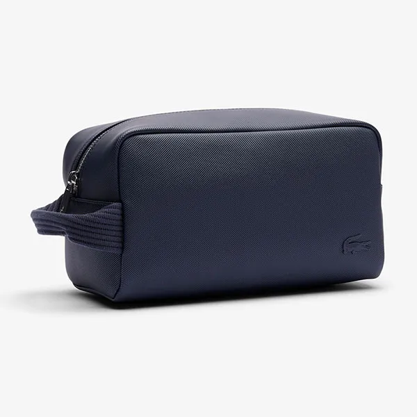 Túi Cầm Tay Nam Lacoste Men's Classic Toiletry Bag NH4426 - 021 Màu Xanh Navy