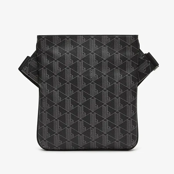 Túi Đeo Chéo Lacoste The Blend Monogram Print Shoulder Bag NH4260LX Màu Đen