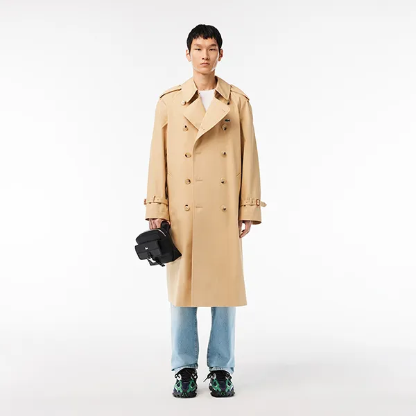 Túi Đeo Chéo Nam Lacoste Men's Kome Reporter Bag NH4590KO 000 Màu Đen
