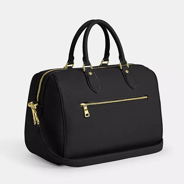 Túi Đeo Chéo Nữ Coach Rowan Large Satchel Bag CV960 Màu Đen