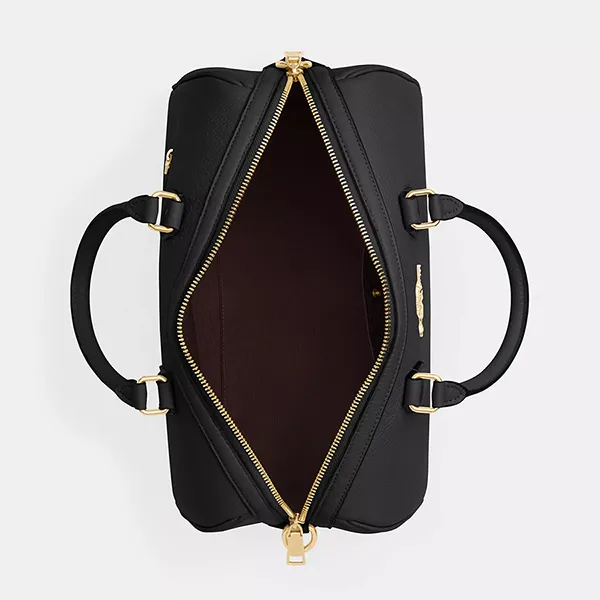 Túi Đeo Chéo Nữ Coach Rowan Large Satchel Bag CV960 Màu Đen