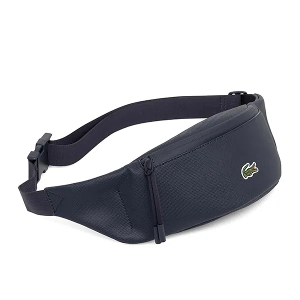 Túi Đeo Hông Lacoste Logo-appliquéd Belt Bag NH3317 Màu Xanh Navy