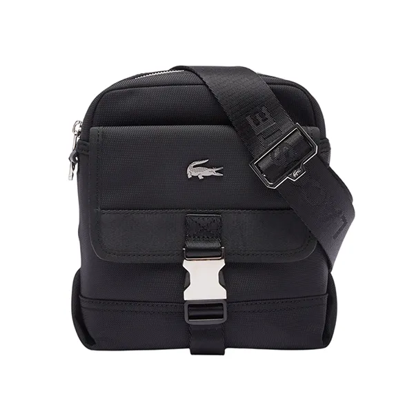 Túi Đeo Vai Nam Lacoste Men's Kome Shoulder Bag NH4594KO 000 Noir Màu Đen