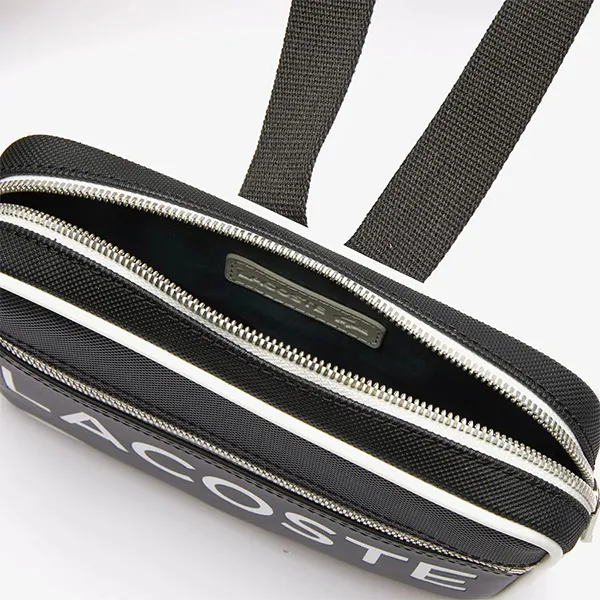 Túi Đeo Vai Nam Lacoste Men's Ultimum Canvas Sling Bag NH3467UT 000 Màu Đen