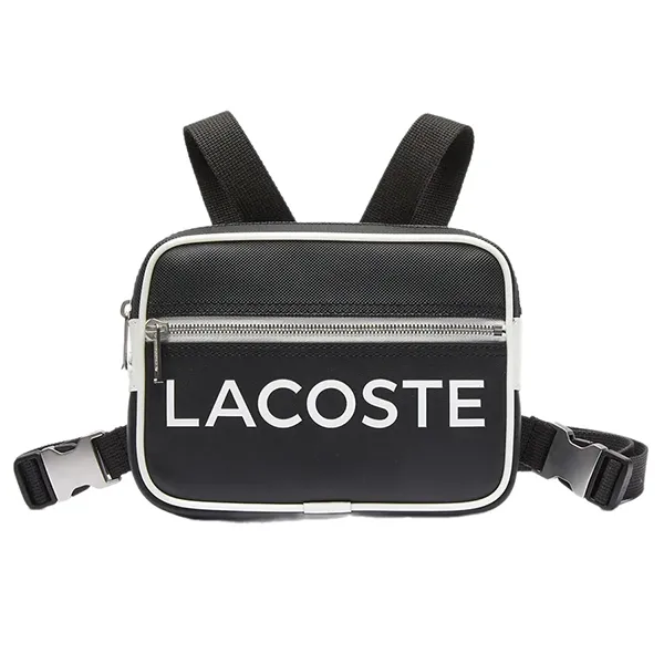Túi Đeo Vai Nam Lacoste Men's Ultimum Canvas Sling Bag NH3467UT 000 Màu Đen